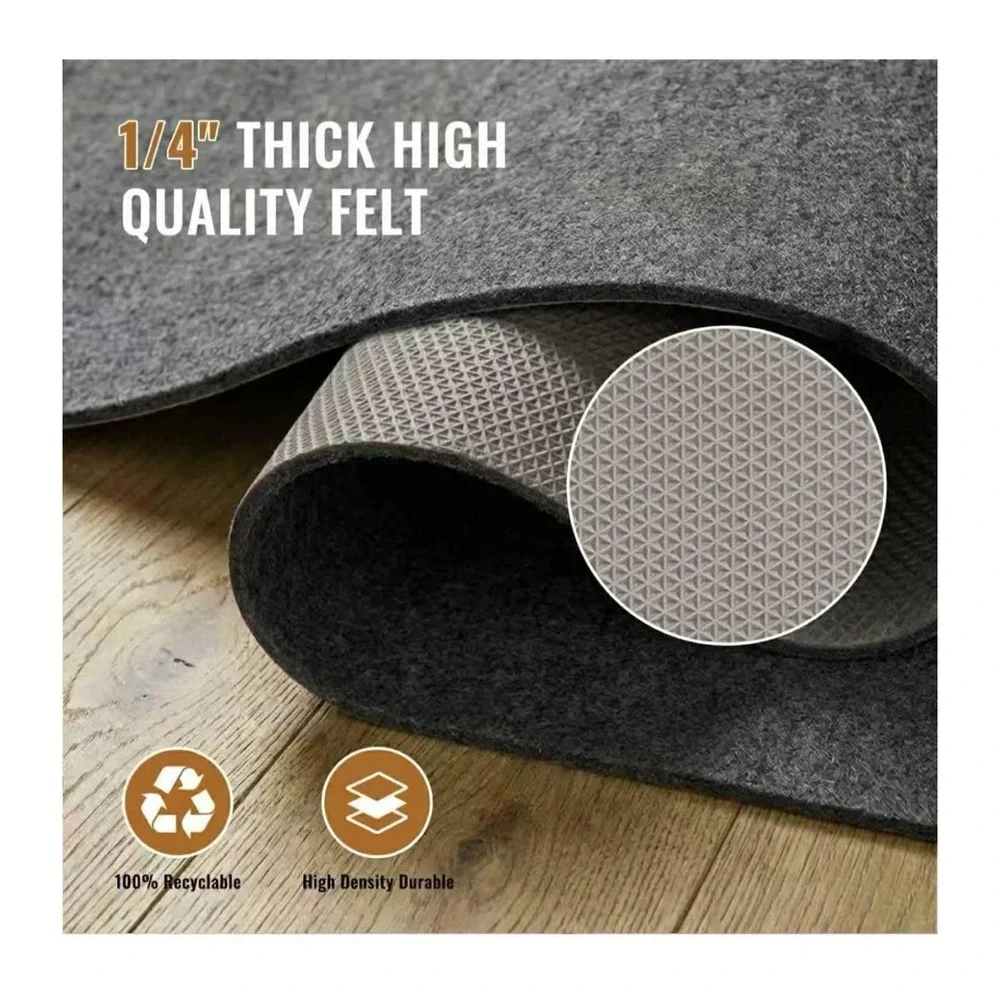Felt Rug 2x10 Ft Rubber Non-slip Pad Gripper Keeps Rugs Secure And In Place